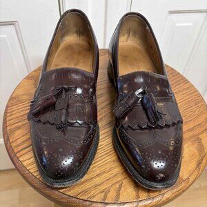 Johnston & Murphy Optima Tassel Kiltie Loafers in  Burgundy Size 8.5 US